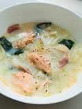 Zuppa di salmone
