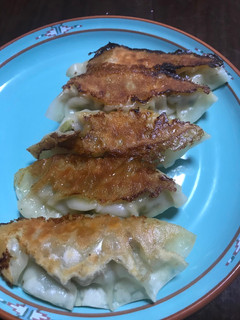 A picture of Gyoza.