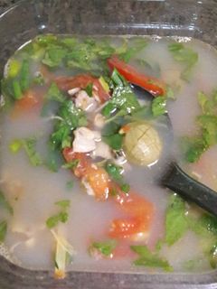 Hình của món Canh Ngao (nghêu) Nấu Sấu.