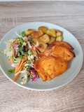 Mèzes - mustáros csirkecomb, sütőben sütve