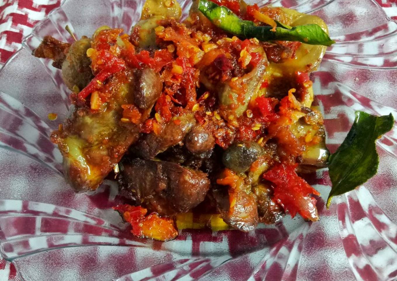Balado Kering Pelati Ayam