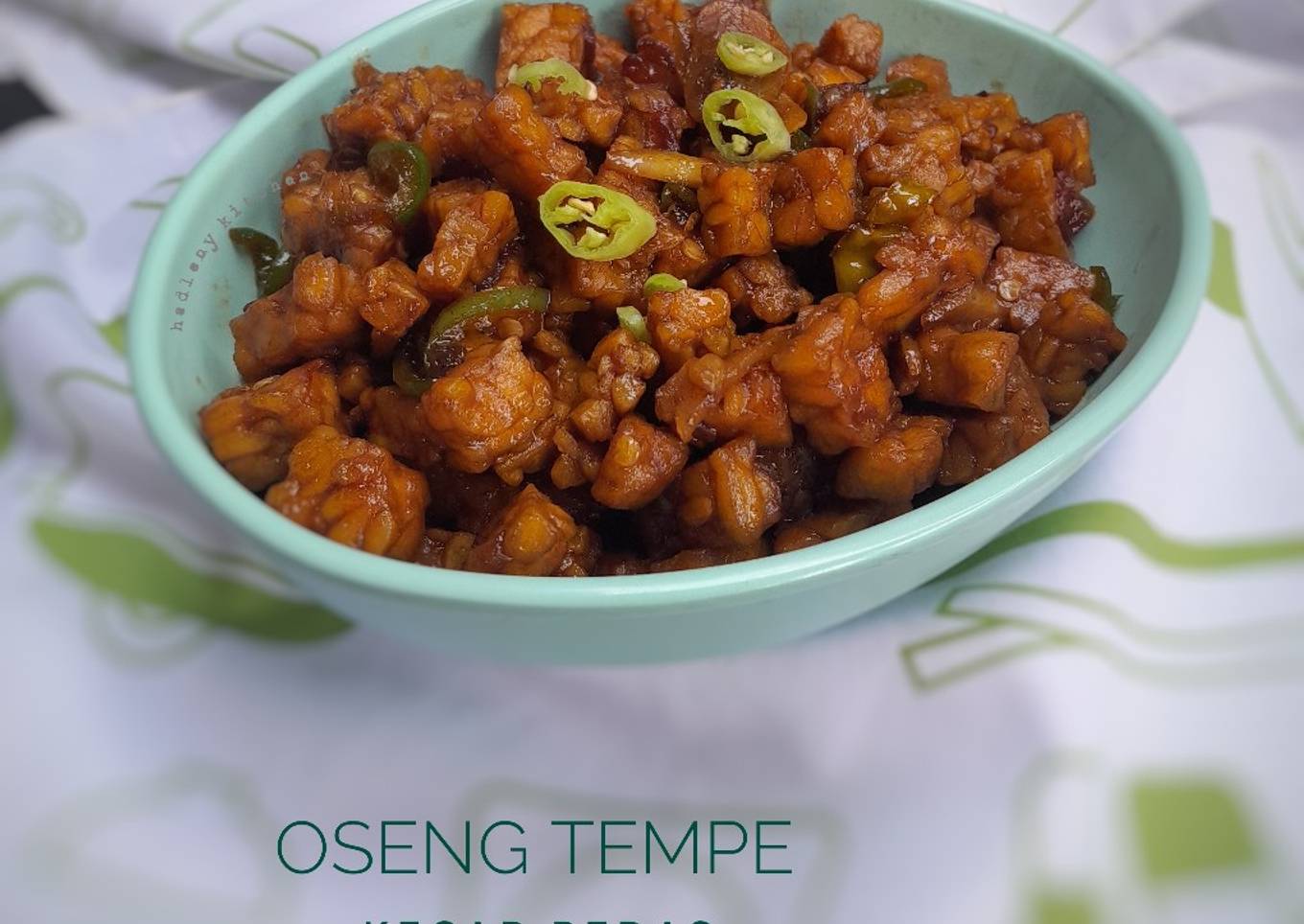 Oseng Tempe Kecap Pedas