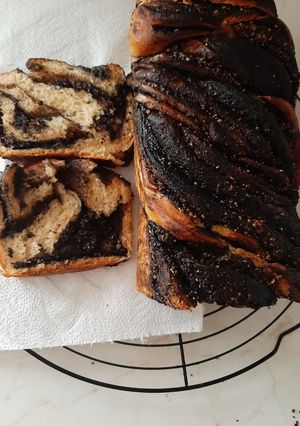 Kakaós-fahéjas mogyorós babka recept fotója