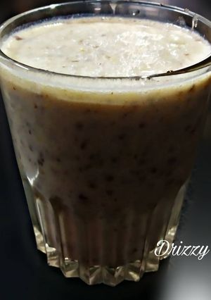 A picture of Homemade cheap protein shake.