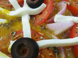 Bread and daal instant piza
