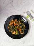 Tumis kangkung Tempe Saus Tiram
