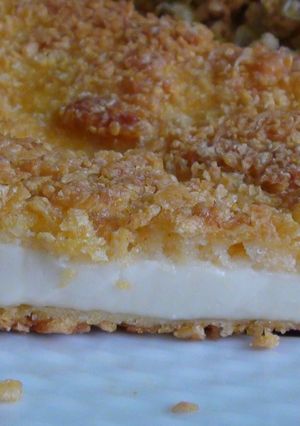 Kukoricapelyhes rántott sajt recept fotója