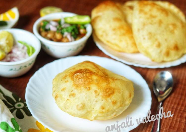 Easiest Way to Make Super Quick Homemade Chhole bhature
