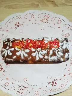 Una foto de Plum Cake de naranja