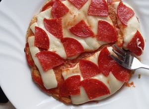 Zdjęcie przepisu Omlet ala zapiekanka.