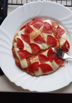 Zdjęcie przepisu Omlet ala zapiekanka.