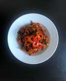 Nui lúa mạch xào chân nấm hương 🍄 Món chay đơn giản