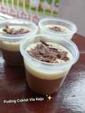 Puding Coklat Vla Keju
