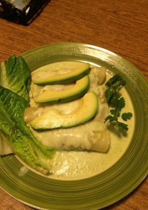 Una foto de Enchiladas suizas