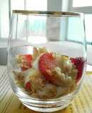 Fresas con yogur