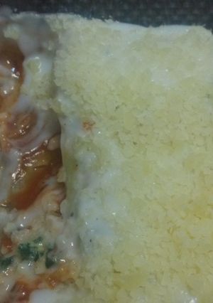 Una foto de Canelones de acelga y queso usando láminas de lasagna