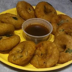 Buckwheat flour Vada A picture of Buckwheat flour Vada.