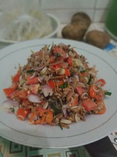 Foto resep Ikan teri sambal matah