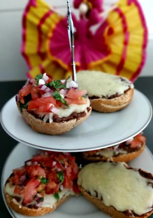 Una foto de Molletes