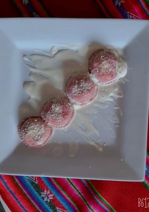 Una foto de Sorrentinos DE REMOLACHA RELLENOS DE POLLO VERDURA CON CREMA ♡♡
