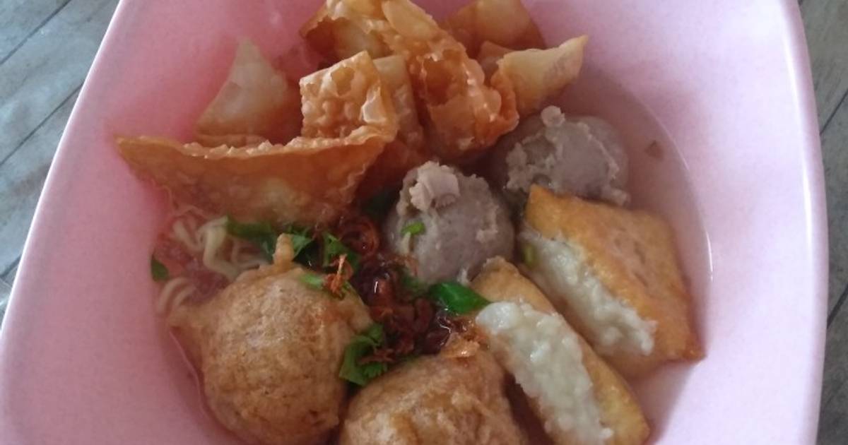 126 resep bakso malang enak  dan sederhana Cookpad