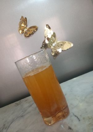 عکسی از دستور شربت آلو زرد