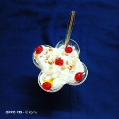 A picture of Kesar Elaichi Shrikhand.