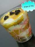 Mango Trifle with Custard