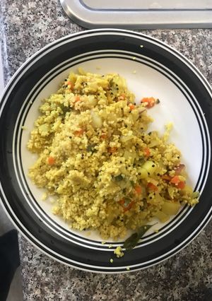 A picture of Foxtail Millet Upma.