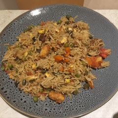 A picture of Assorted pulao ! An easy healthy quick tasty lunch!.