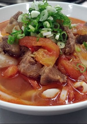 蕃茄牛肉麵 的食譜成品照片