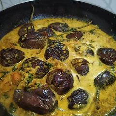 Gravy bharwa Brinjal A picture of Gravy bharwa Brinjal.