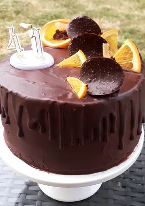 Une photo de Gateau anniversaire chocolat SGSL