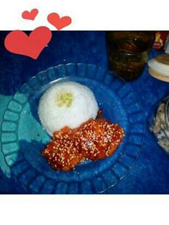 Foto resep Yangnyeom Tongdak a.k.a ayam goreng pedas manis #양념통닭
