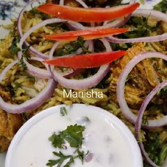 Chicken Biryani in Cooker A picture of Chicken Biryani in Cooker.