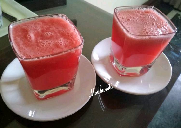 Step-by-Step Guide to Make Homemade Watermelon Juice