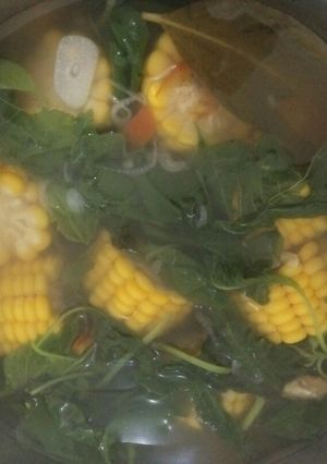 Foto resep Sayur Bening Bayam Jagung