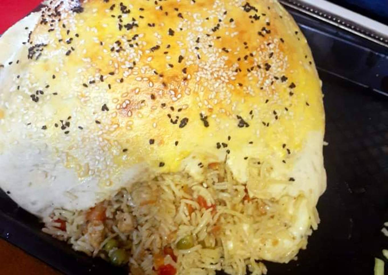 Parda crispy chicken chinese rice