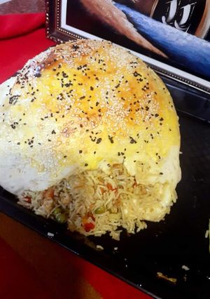 A picture of Parda crispy chicken chinese rice.