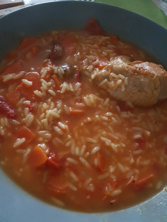 Una foto de Arroz caldoso