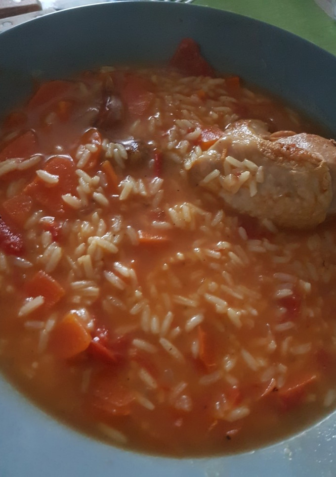 Una foto de Arroz caldoso