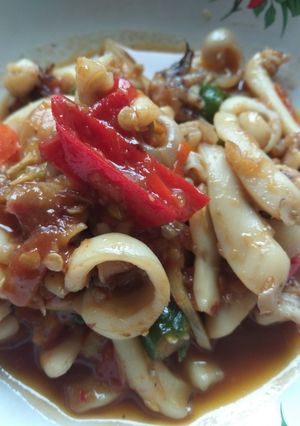 Foto resep Cumi asam manis