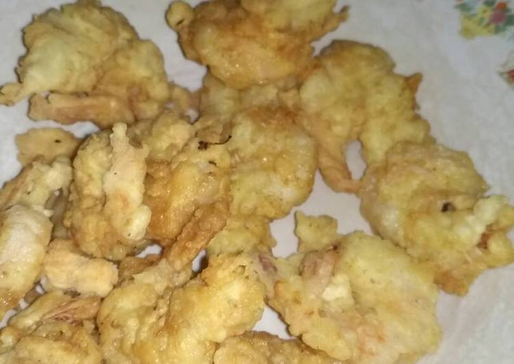 Bagaimana Membuat Udang goreng crispy Anti Gagal