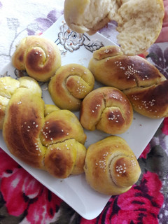 عکسی از دستور شیرمال کنجد