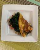 Kale omelette