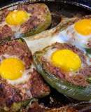 Ají relleno de mi huerta