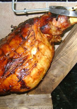 Una foto de Pernil de cerdo