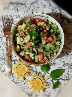 عکسی از دستور سالاد رستوران مسلم 🥗