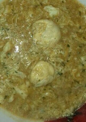 Tojásleves recept fotója