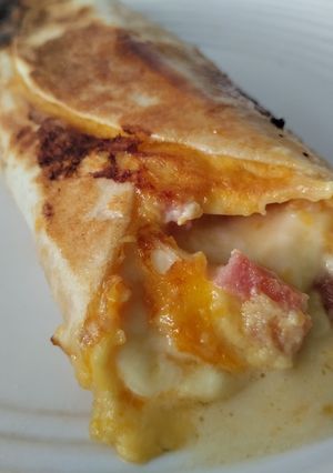 Una foto de Burrito🌯de🌮desayuno🍳🥓🧀